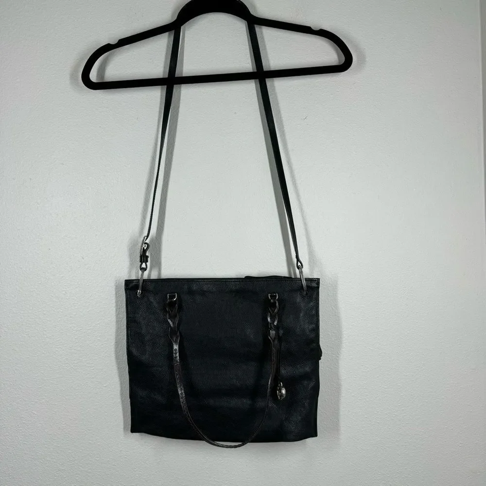 Brighton black leather